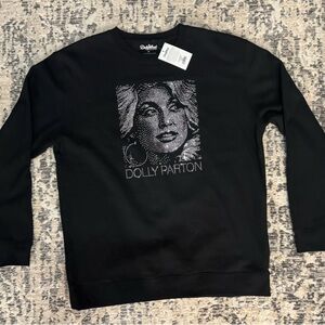 Black Dolly Parton Sweatshirt from Dollywood